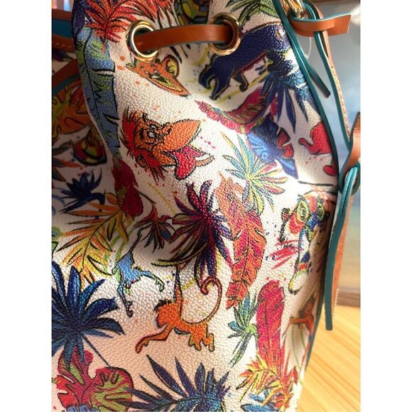 Dooney & Bourke Jungle Book Drawstring Shoulder Bag NWT - Picture 13 of 16